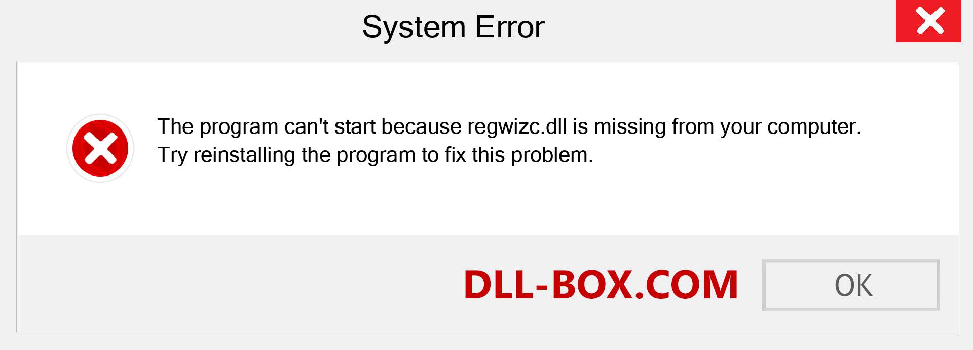  regwizc.dll file is missing?. Download for Windows 7, 8, 10 - Fix  regwizc dll Missing Error on Windows, photos, images